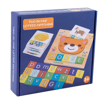 2 in 1 letter matching game