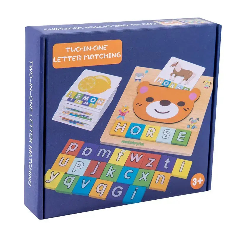 2 in 1 letter matching game