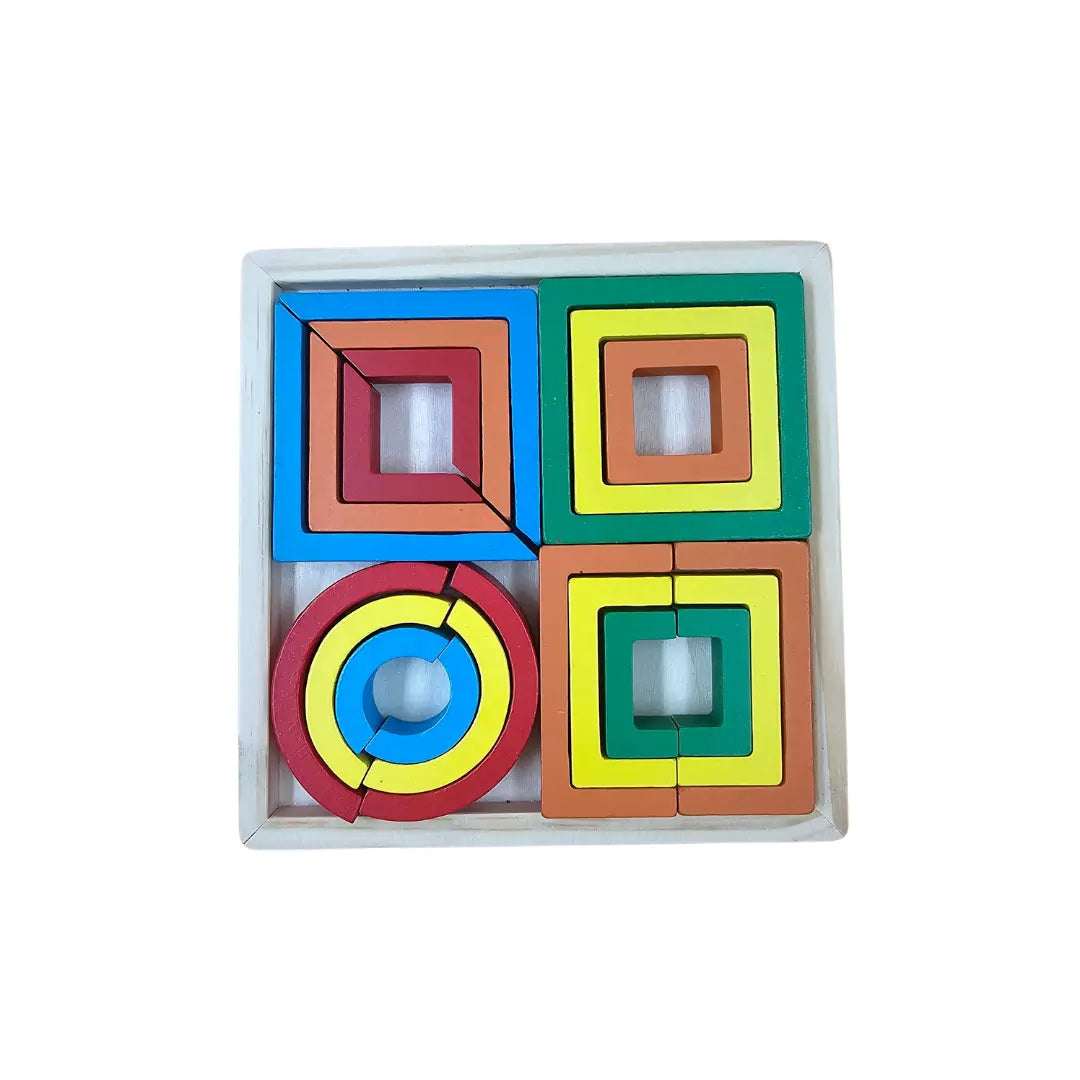 4 in 1 seriation puzzle- Random design(1pc)