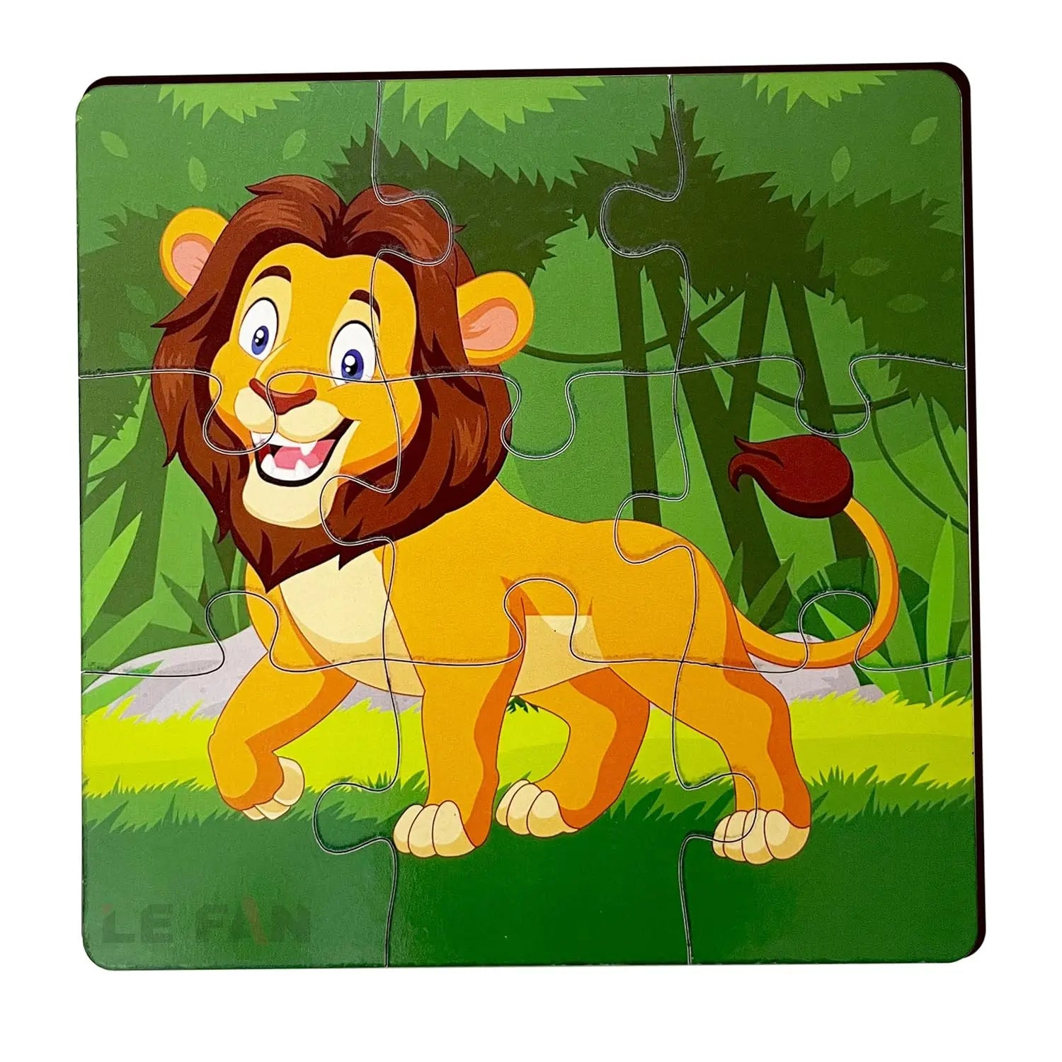 4 in 1 wooden animal puzzle - Pack of 4