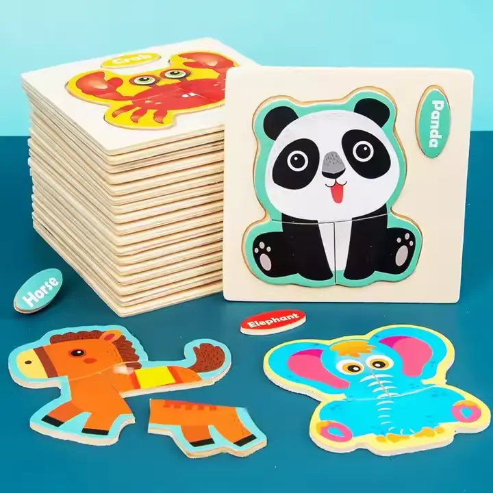 4 piece simple puzzle (1pc)