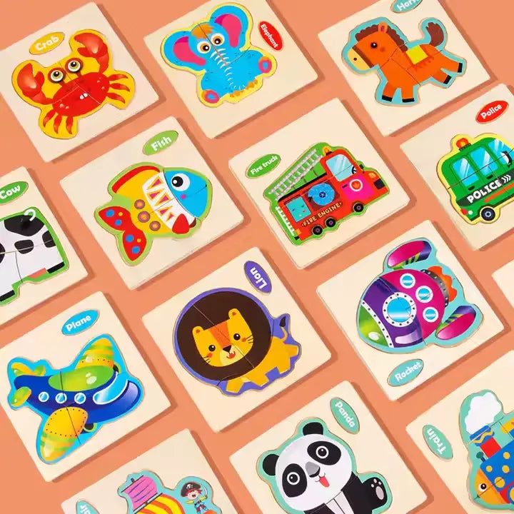 4 piece simple puzzle (1pc)