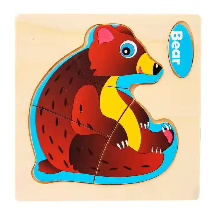4 piece simple puzzle (1pc)