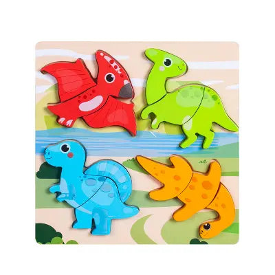 4 piece wooden puzzle board- 1 board