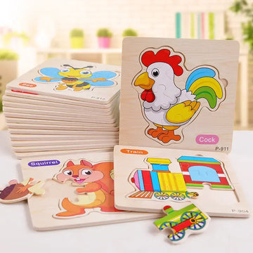 6 piece puzzle(1 pc)- Random design