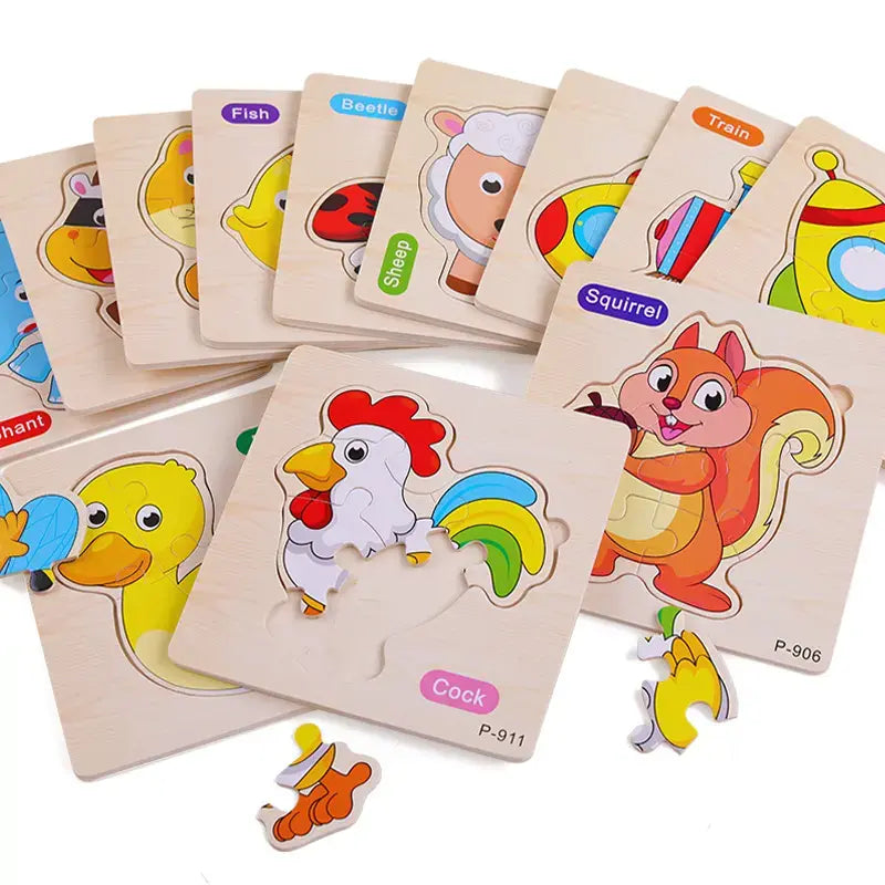 6 piece puzzle(1 pc)- Random design