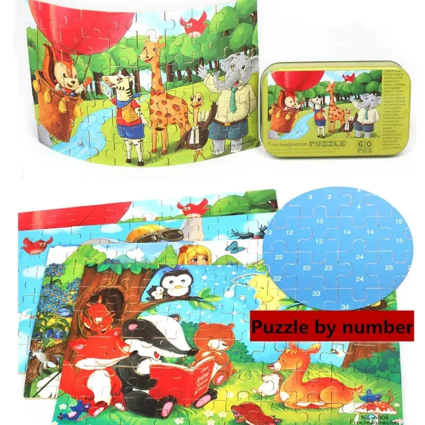 60 pieces puzzle