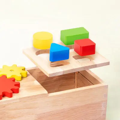 6 in 1 object box- Montessori wooden activity box