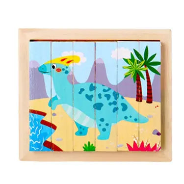 4-in-1 Wooden Stick Puzzle- Random design
