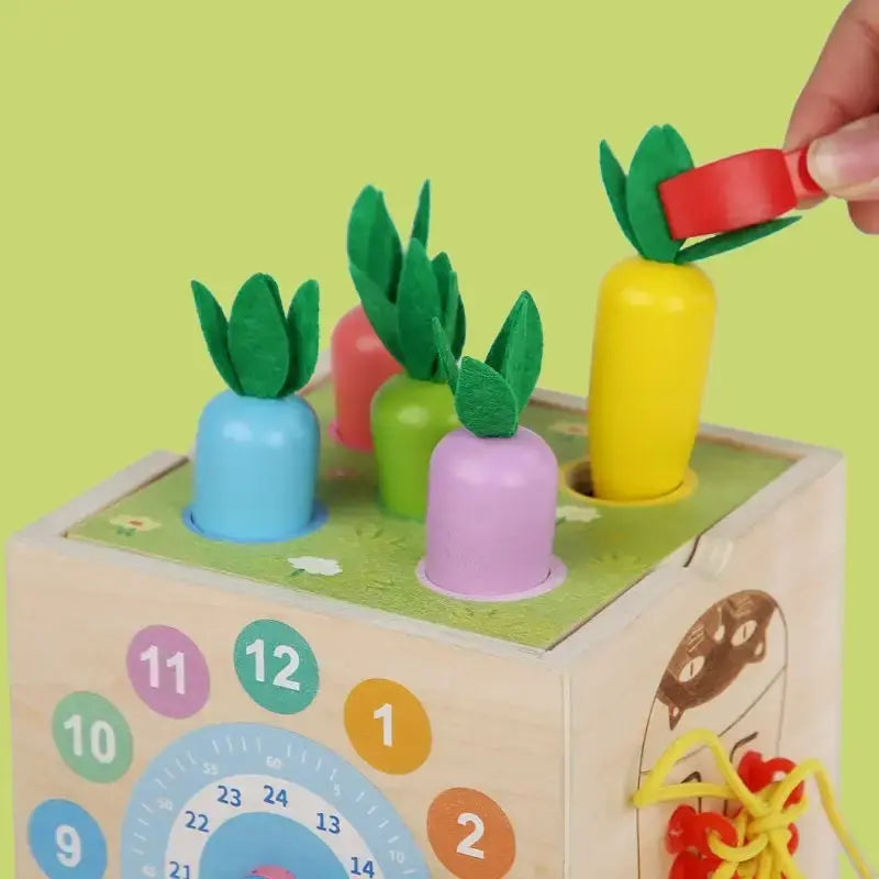 8-in-1 Wooden Montessori Toy – Endless Learning Fun!