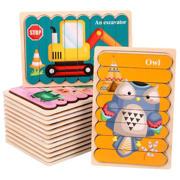 8 stick puzzle - (1pc)