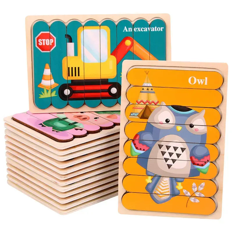 8 stick puzzle - (1pc)