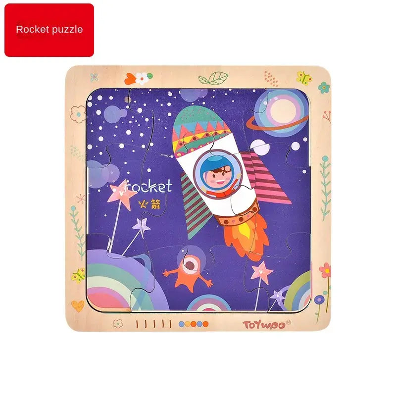 9 piece puzzle with name