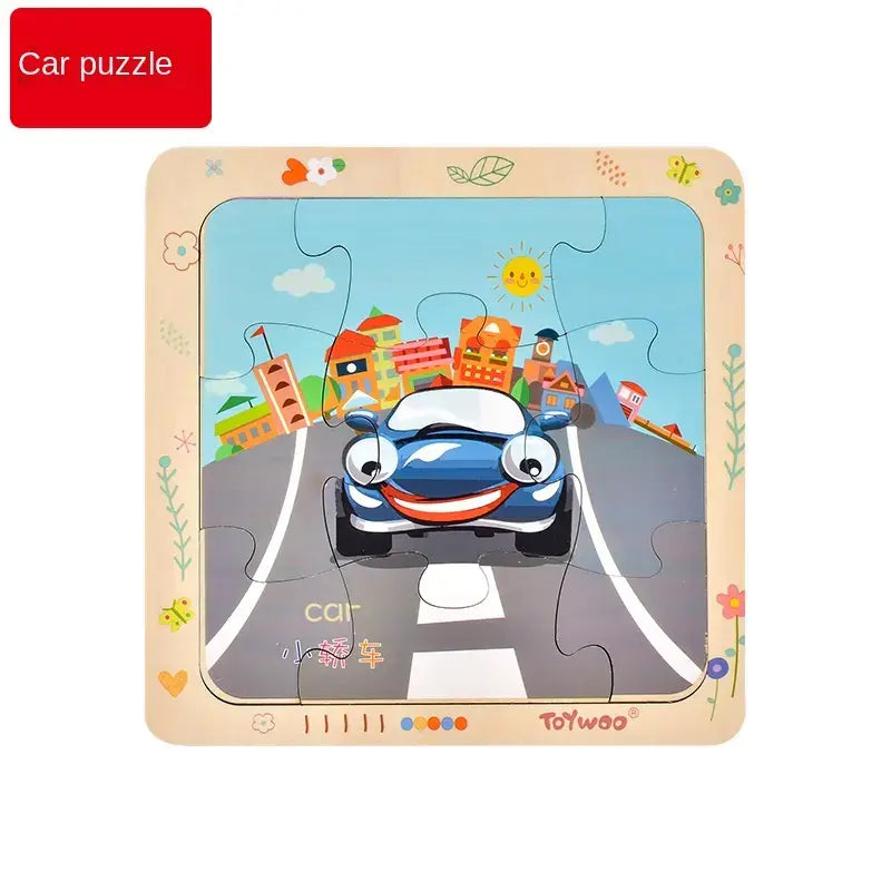 9 piece puzzle with name