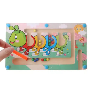 Wooden magnetic animal labyrinth(1pc)