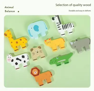 Wooden Animal balance - Balance and Coordination
