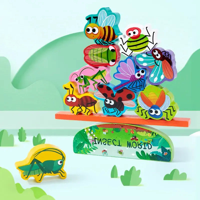 Balance beam game- castle, sea theme, dinosaur, insect, animal, traffic theme