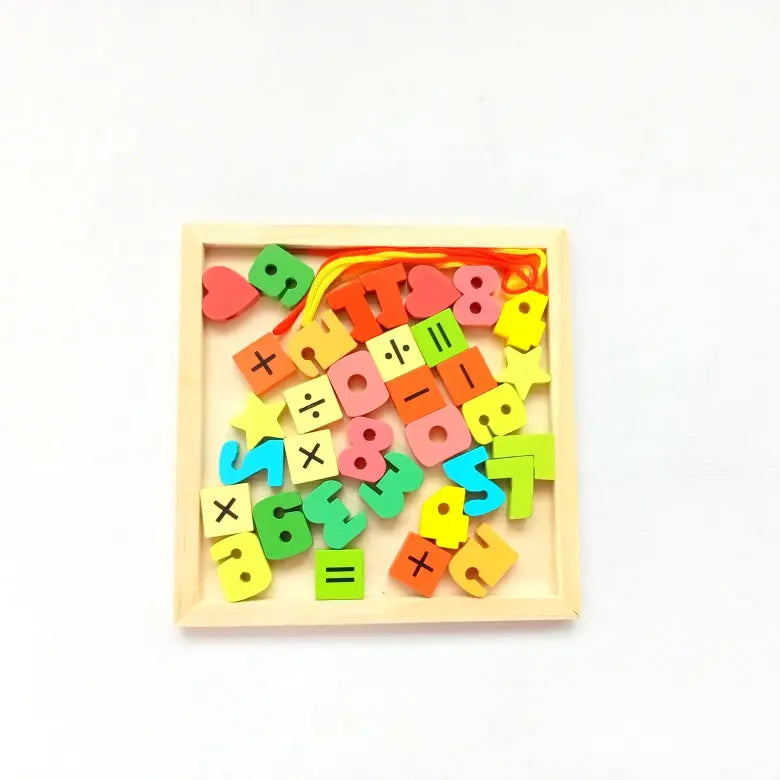 Wooden Bead Lacing Toy