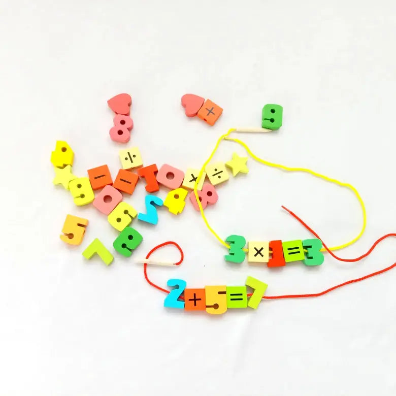 Wooden Bead Lacing Toy