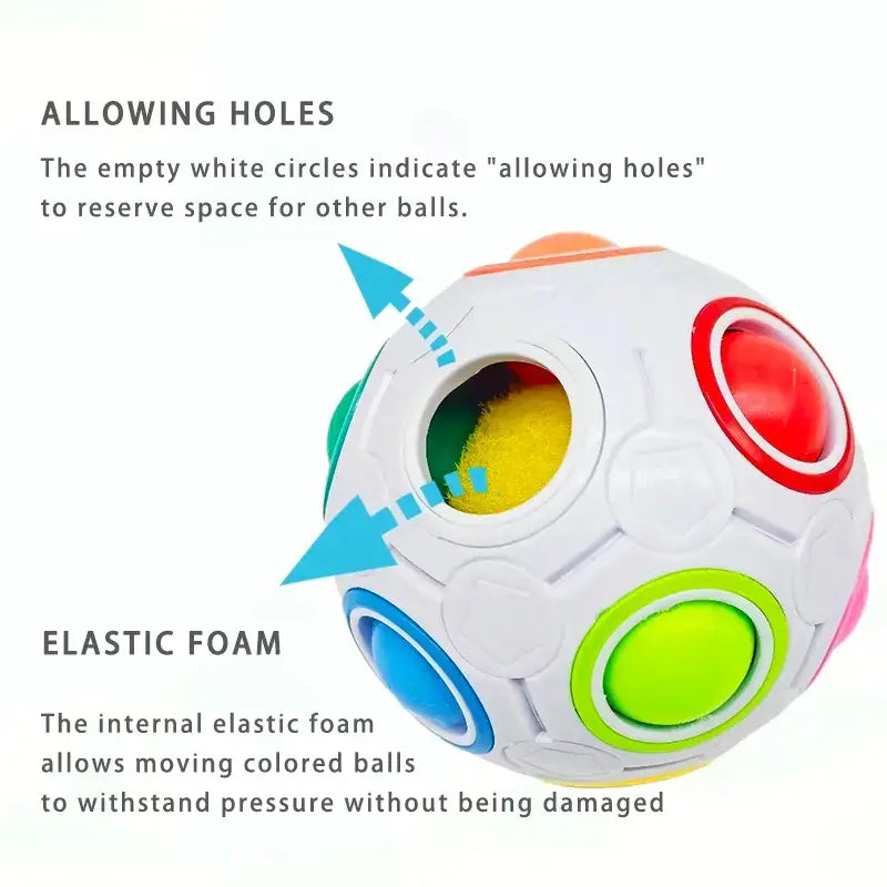 Stress relief Button ball for Children and adults