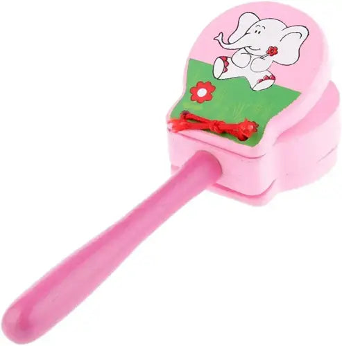 Clapper Rattle – Tap Tap Sensory Toy for Babies(Random design)