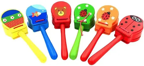 Clapper Rattle β Tap Tap Sensory Toy for Babies(Random design)