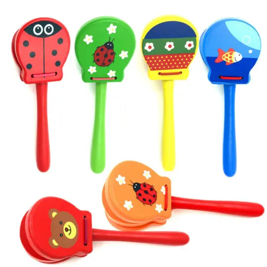 Clapper Rattle β Tap Tap Sensory Toy for Babies(Random design)