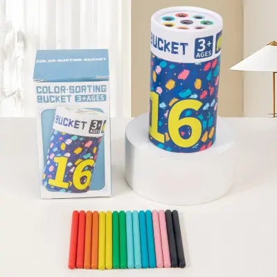3 in 1 color sorting bucket small (Random design)