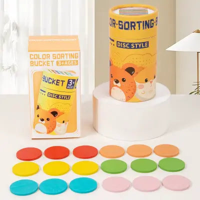 3 in 1 color sorting bucket small (Random design)