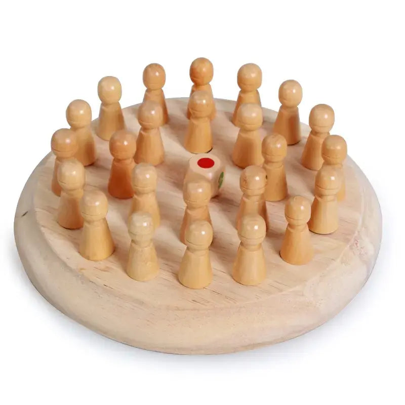 Classic Wooden Color Memory Chess – A Timeless Brain-Boosting Game for Kids