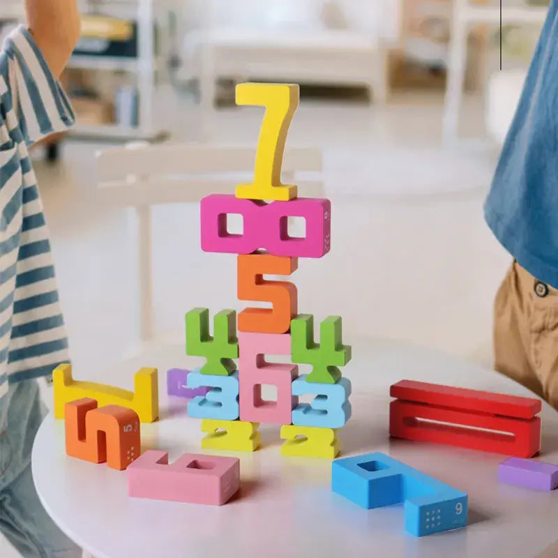 Digital number blocks