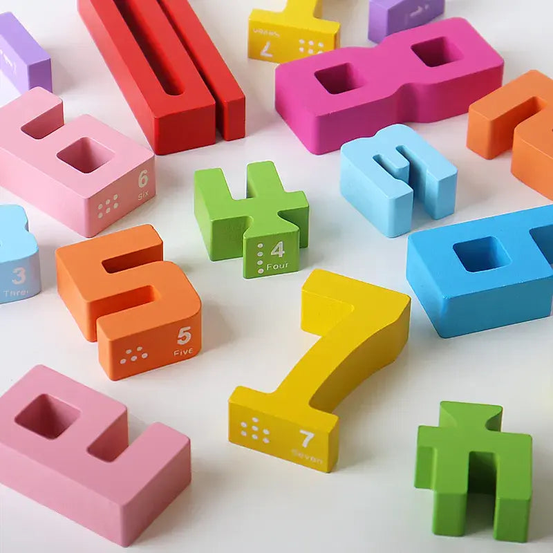 Digital number blocks