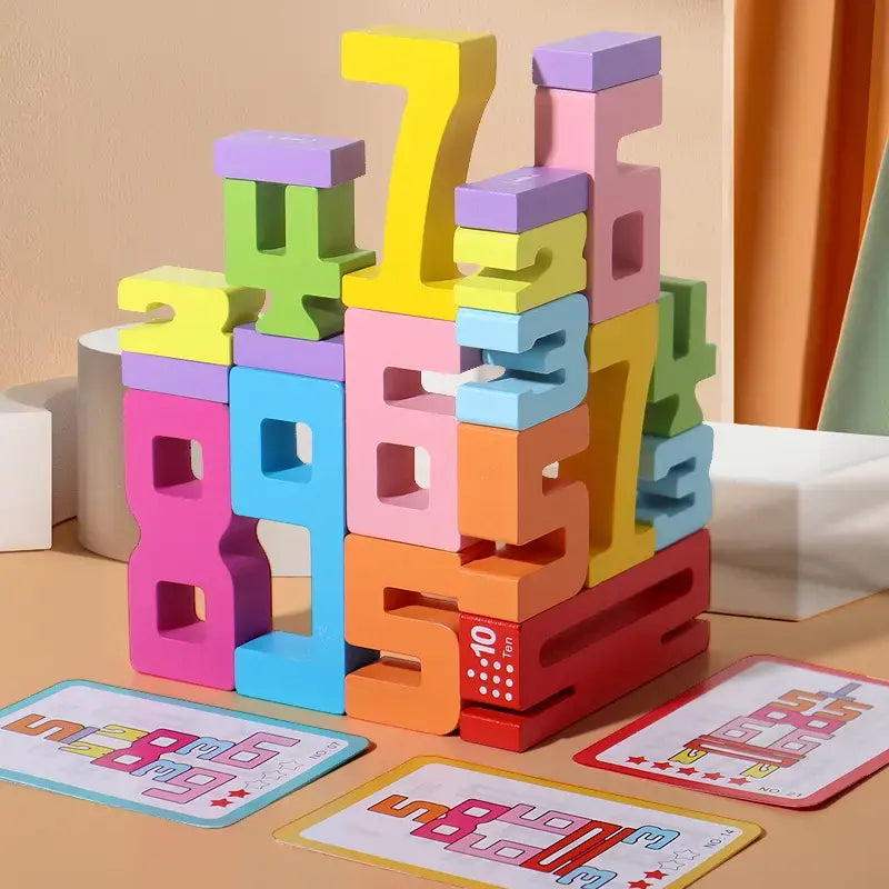 Digital number blocks