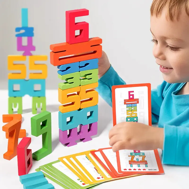 Digital number blocks