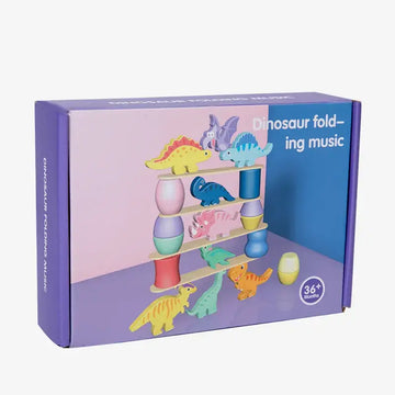 Dinosaur folding music balancing game