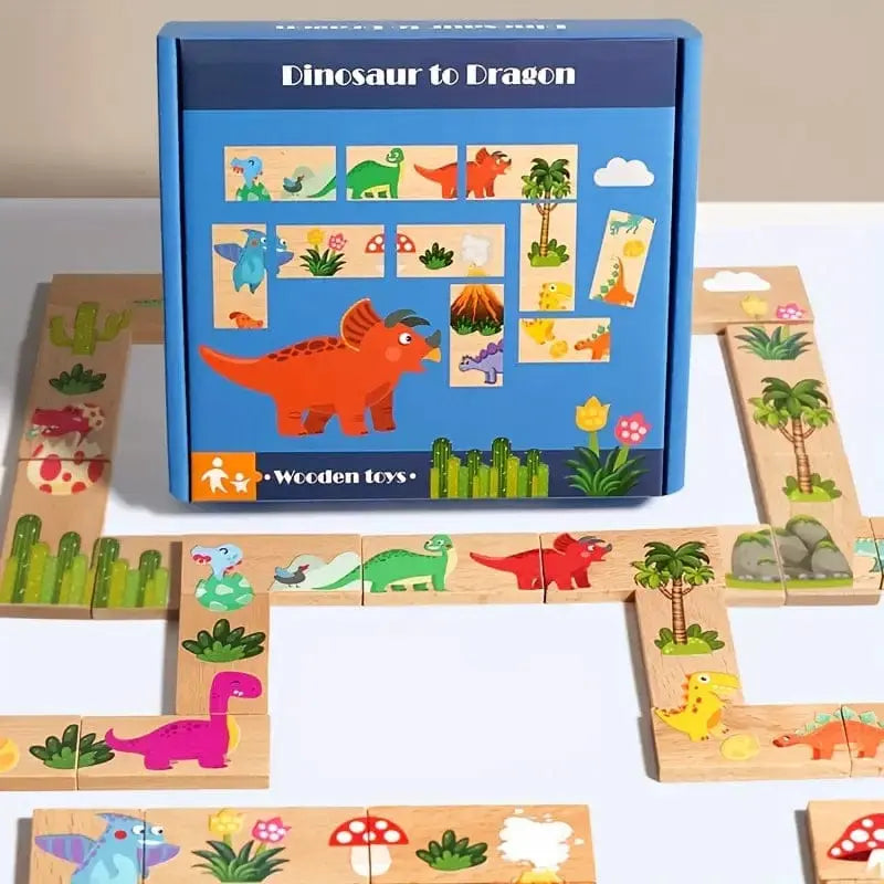 Dinosaur to dragon puzzle