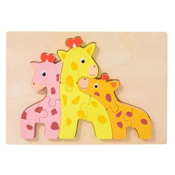 Family puzzle - Cognitive Spatial skill developing simple puzzle(1pc)