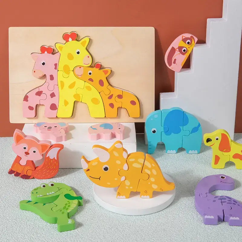 Family puzzle - Cognitive Spatial skill developing simple puzzle(1pc)
