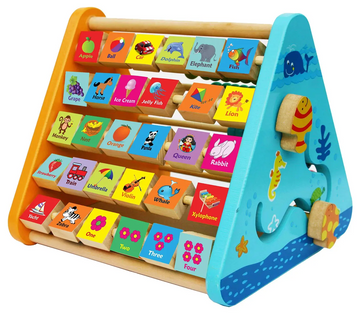 5-in-1 Wooden Activity Centre (Triangle)