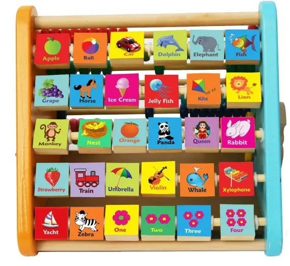 5-in-1 Wooden Activity Centre (Triangle)
