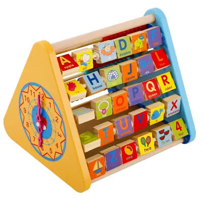 5-in-1 Wooden Activity Centre (Triangle)