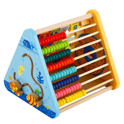 5-in-1 Wooden Activity Centre (Triangle)
