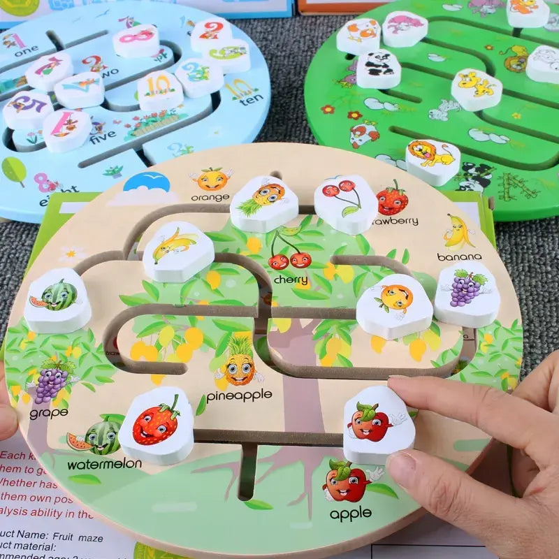 Wooden Fruit – Help Each Fruit Reach Their Destiny!