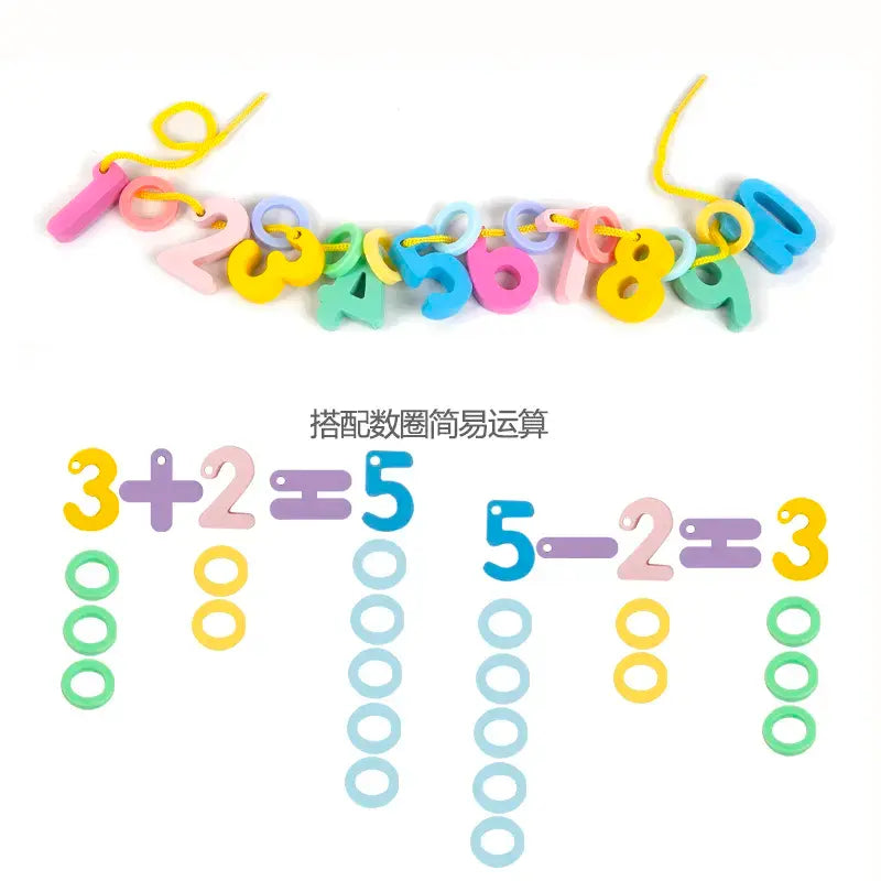 Game of letter beads