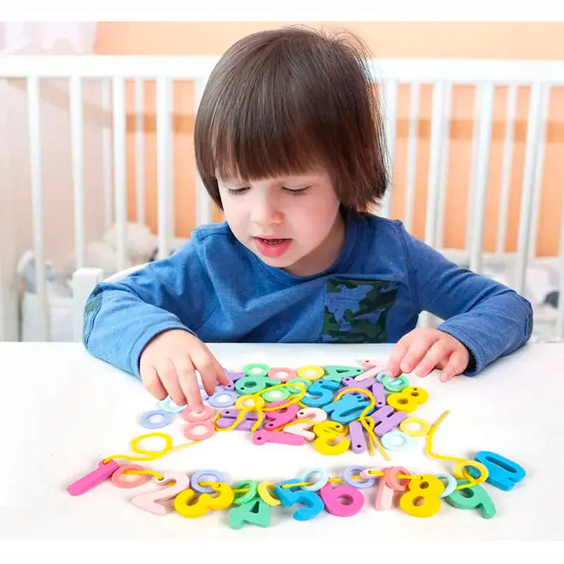 Game of letter beads