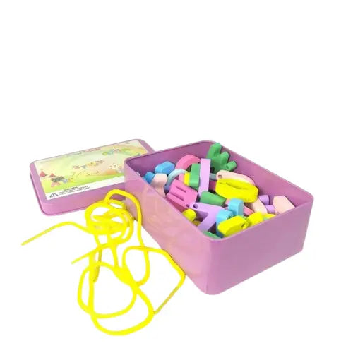 Game of letter beads