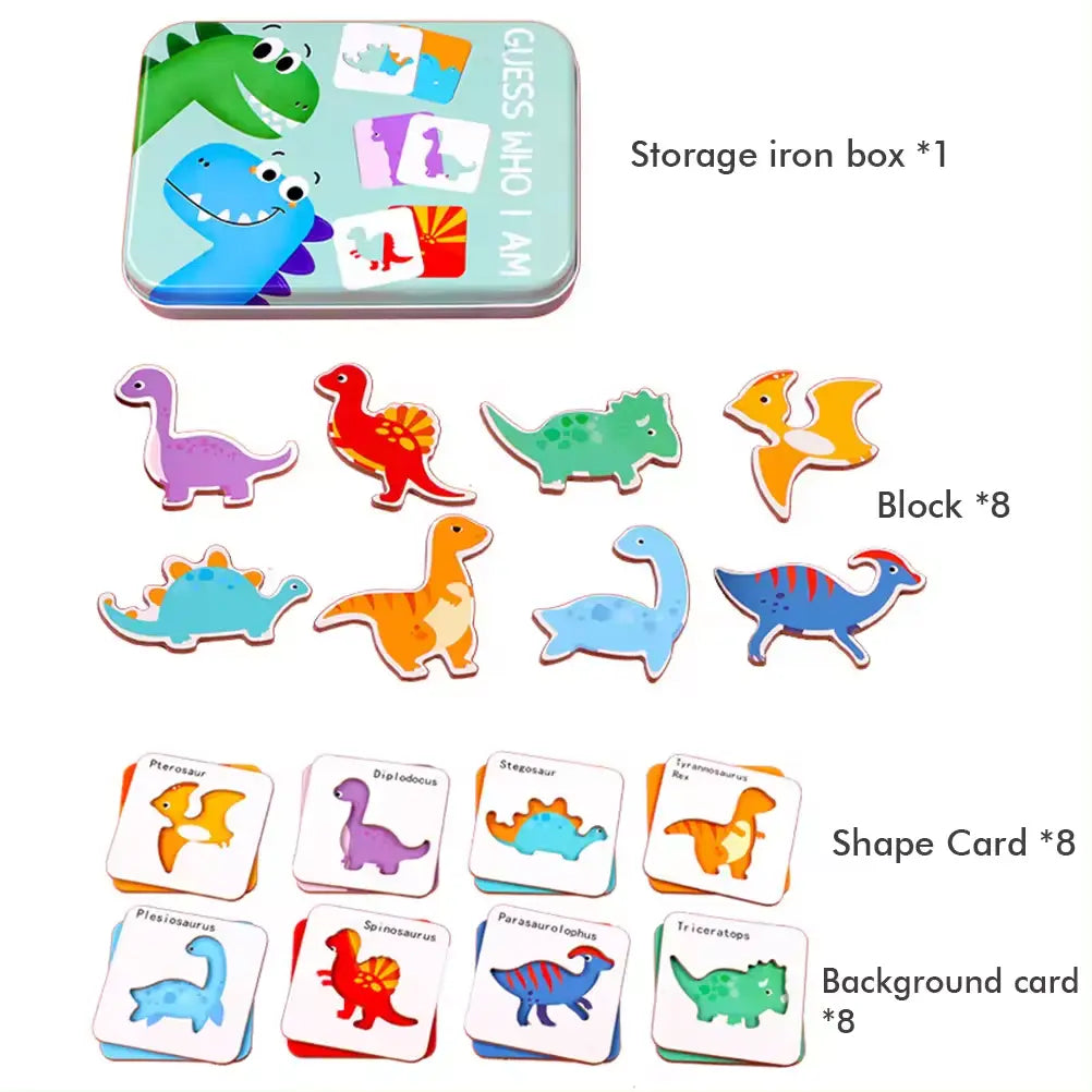Guess Who Am I-  Discovery puzzle Game Fun game for early learners
