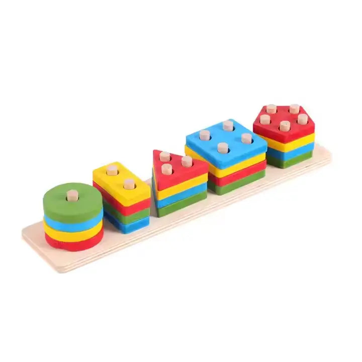 5 column shape sorter