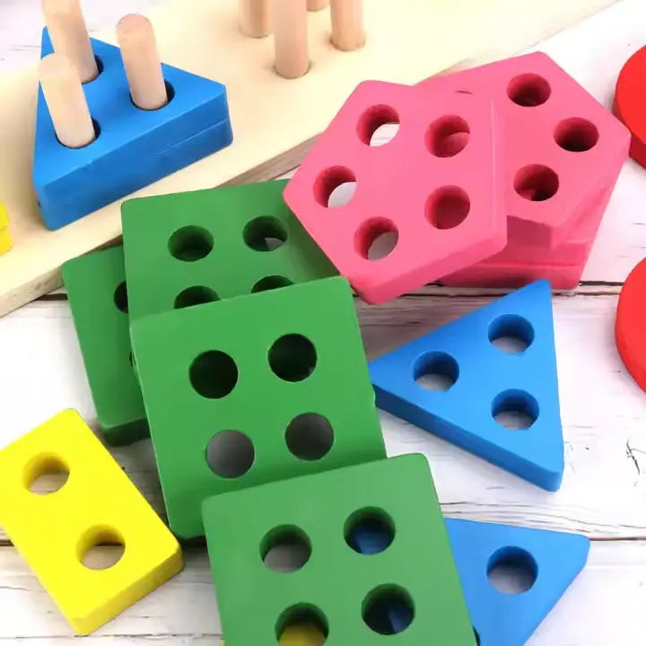 5 column shape sorter