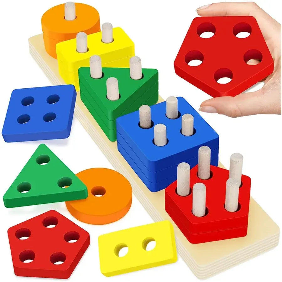 5 column shape sorter